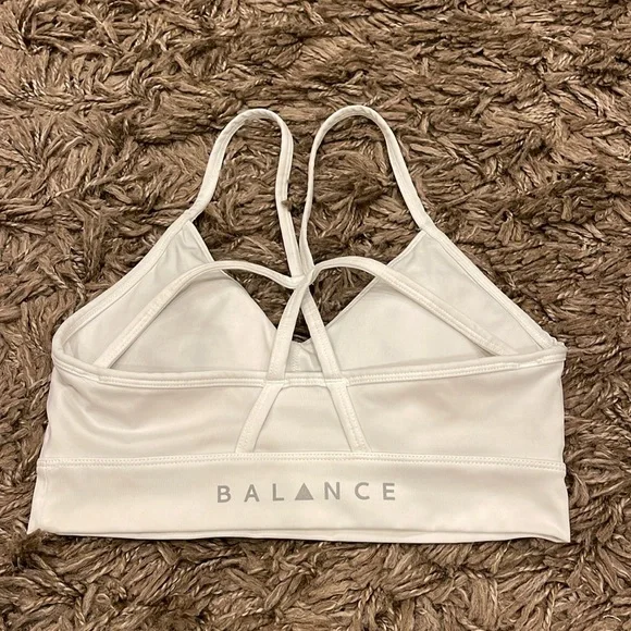 Balance Athletica Vitality White Lux form sports bra S - Picture 3 of 6